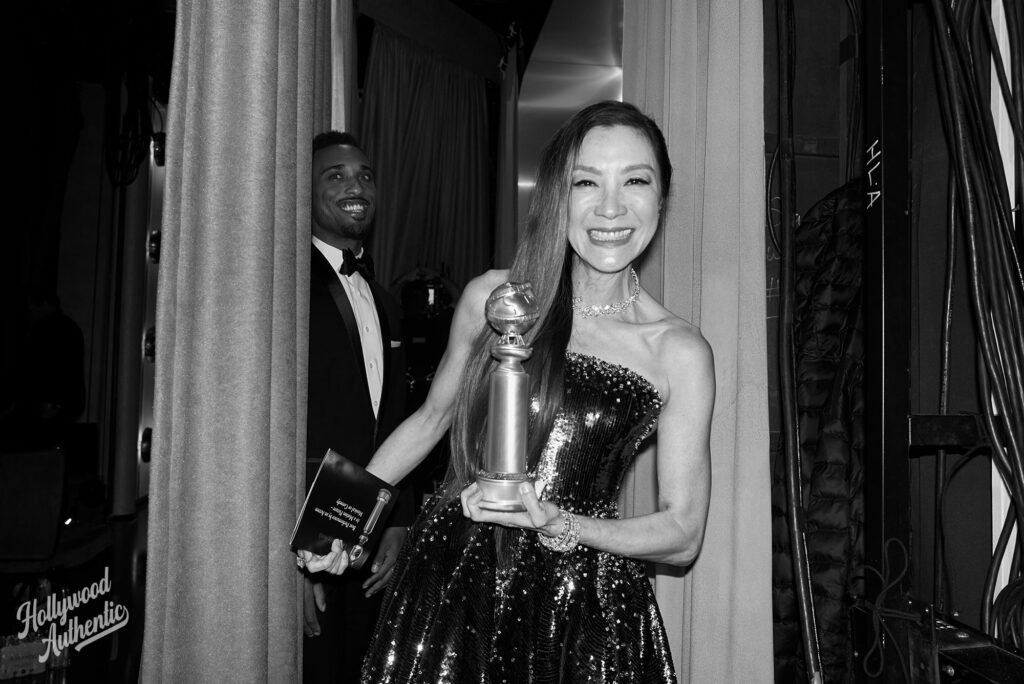 michelle yeoh, everything everywhere all at once, golden globe awards, hollywood authentic, greg williams, greg williams photography