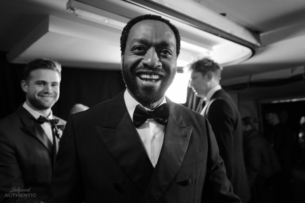 chiwetel ejiofor, leo woodall, bafta 2025, hollywood authentic, greg williams