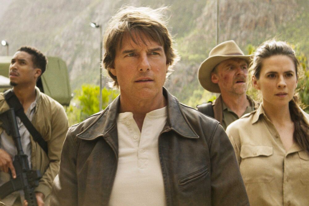 Angela Bassett, Christopher McQuarrie, Esai Morales, Hayley Atwell, Mission Impossible: The Final Reckoning, Pom Klementieff, Simon Pegg, Tom Cruise, Ving Rhames