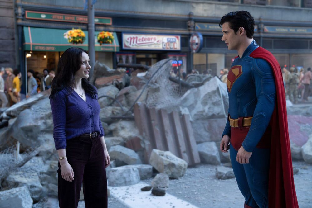 Anthony Carrigan, David Corenswet, Edi Gathegi, James Gunn, Nicholas Hoult, Rachel Brosnahan, Superman