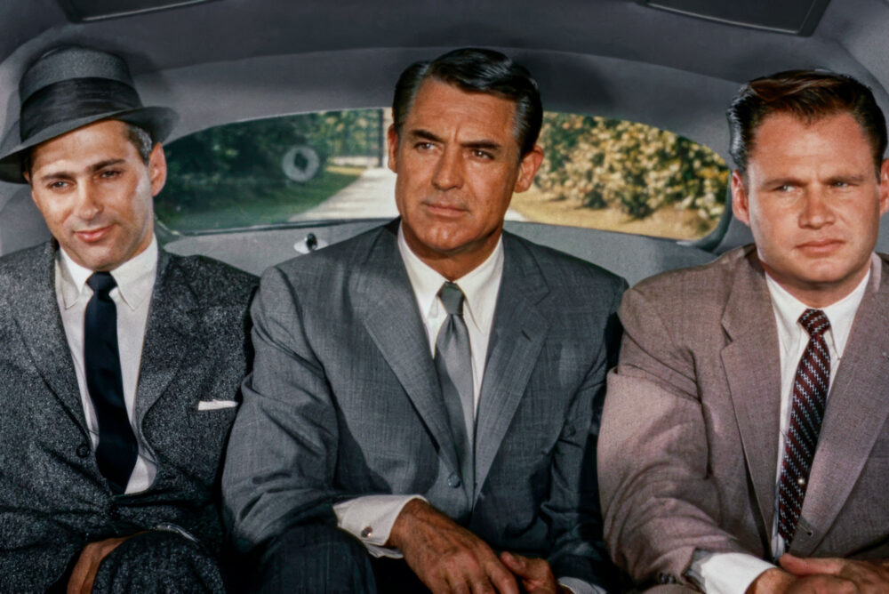 Alfred Hitchcock, Cary Grant, Eva Marie Saint, Neal Purvis, North by Northwest, Robert Wade