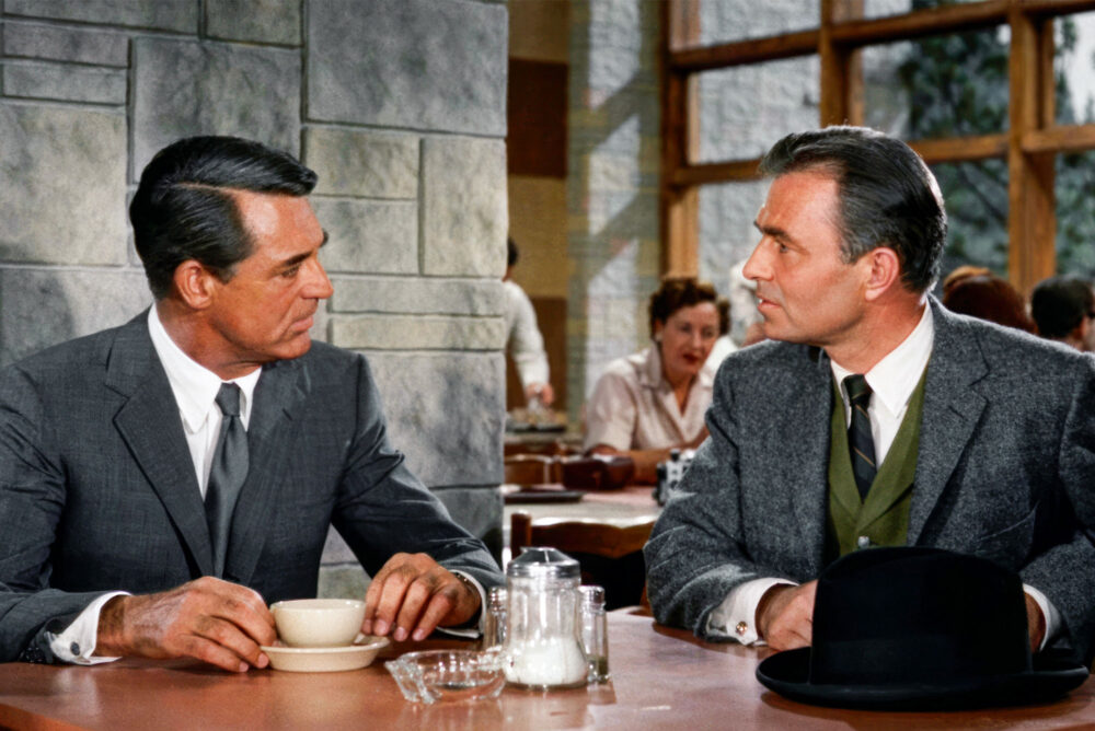 Alfred Hitchcock, Cary Grant, Eva Marie Saint, Neal Purvis, North by Northwest, Robert Wade