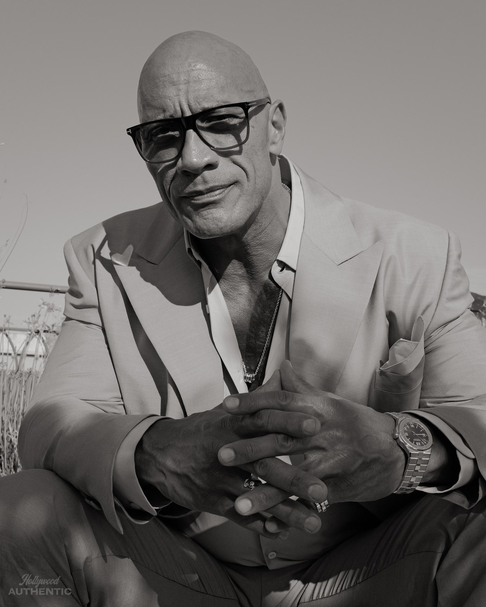 Benny Safdie, Dwayne Johnson, Emily Blunt, Ryan Bader, The Smashing Machine