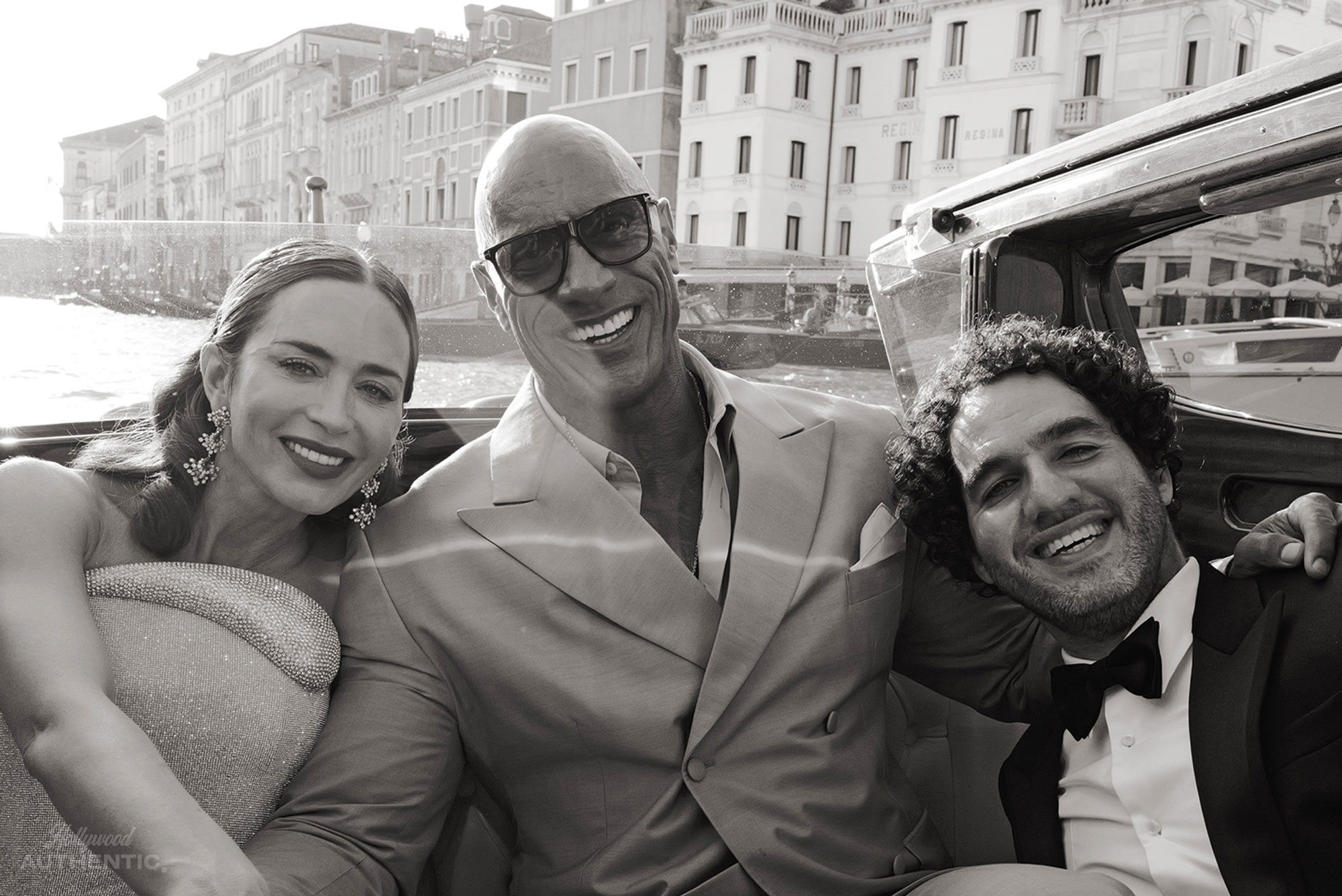 Benny Safdie, Dwayne Johnson, Emily Blunt, Ryan Bader, The Smashing Machine