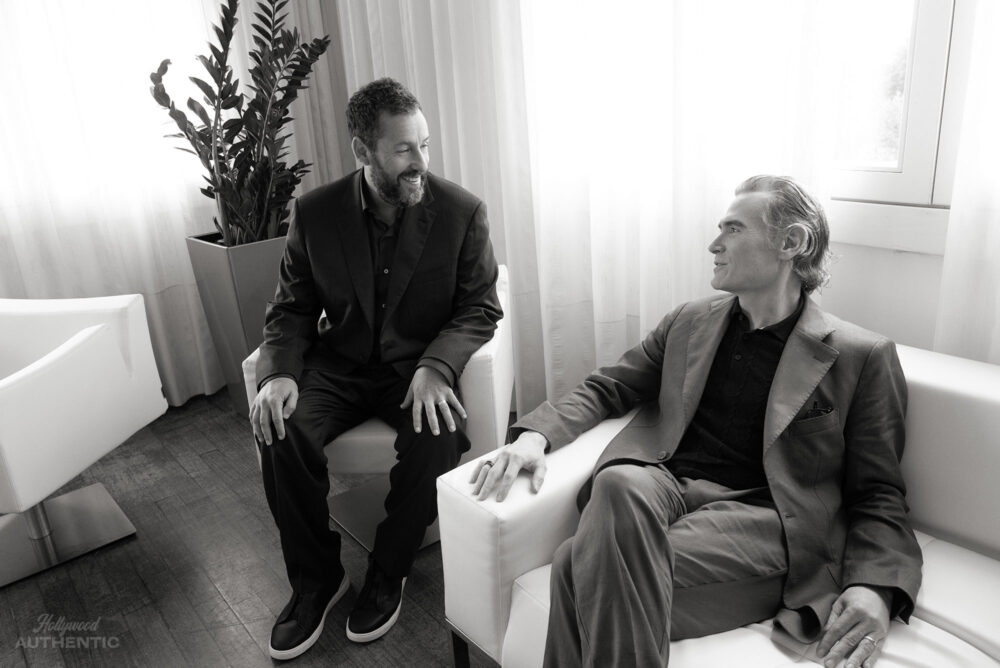 Adam Sandler, Billy Crudup, Emily Mortimer, George Clooney, Jay Kelly, Jim Broadbent, Laura Dern, Noah Baumbach