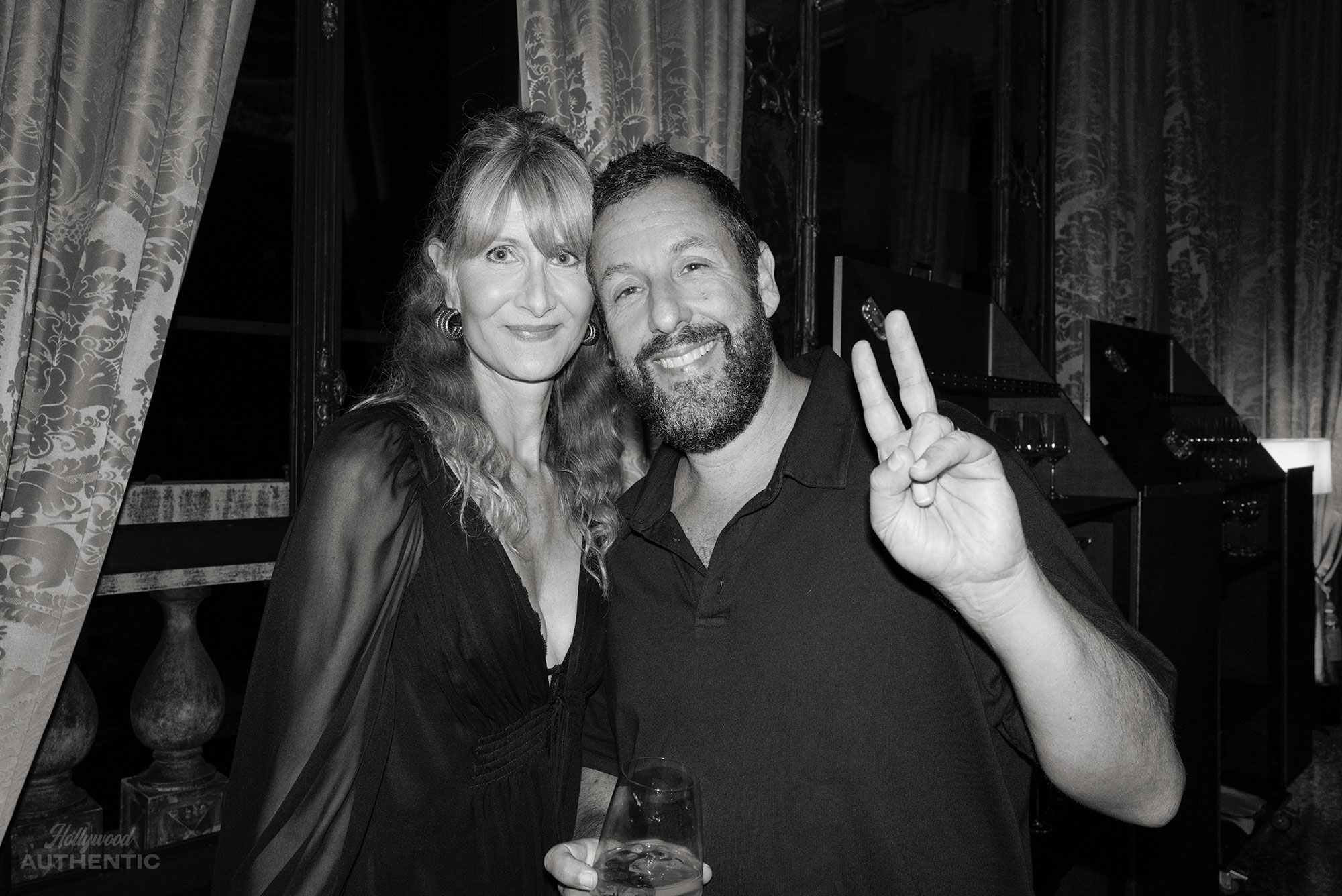 Adam Sandler, Billy Crudup, Emily Mortimer, George Clooney, Jay Kelly, Jim Broadbent, Laura Dern, Noah Baumbach