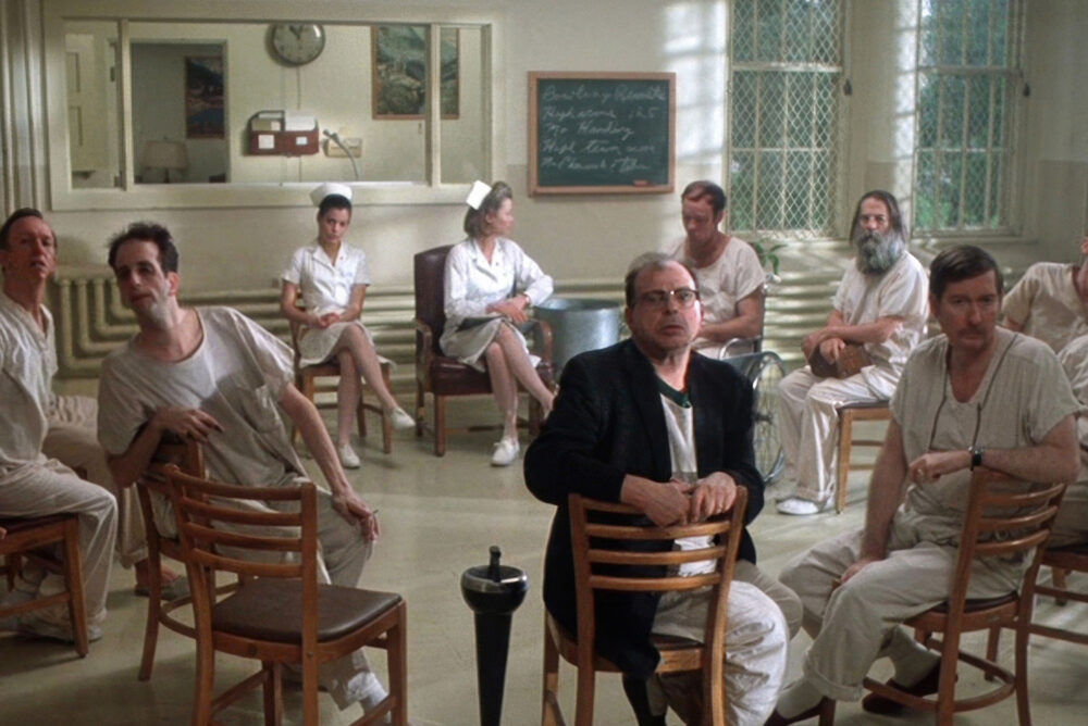 Jack Nicholson, Louise Fletcher, Michael Berryman, Milos Forman