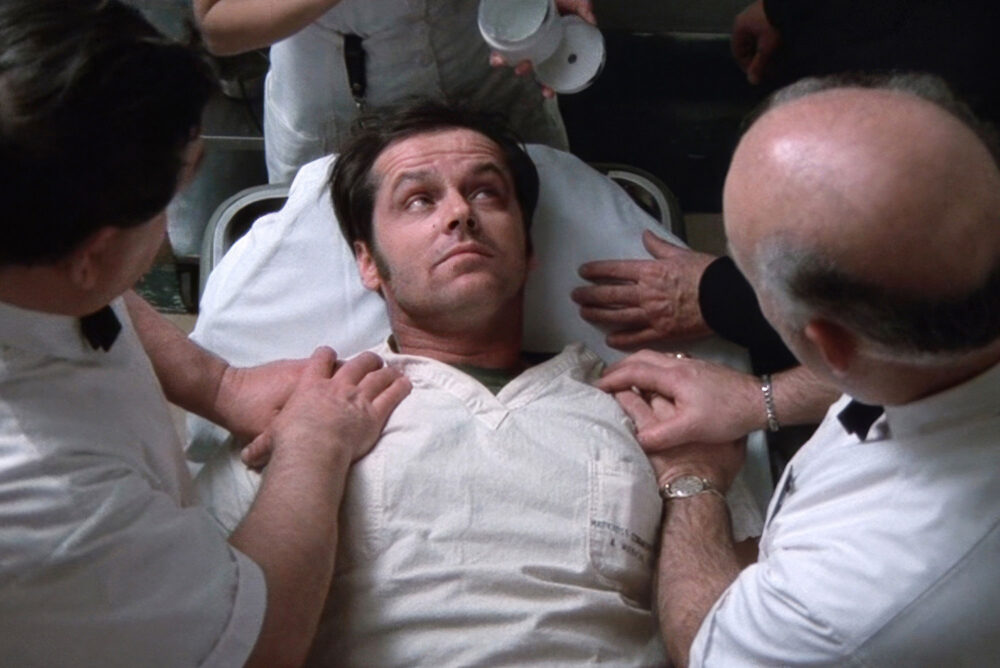 Jack Nicholson, Louise Fletcher, Michael Berryman, Milos Forman