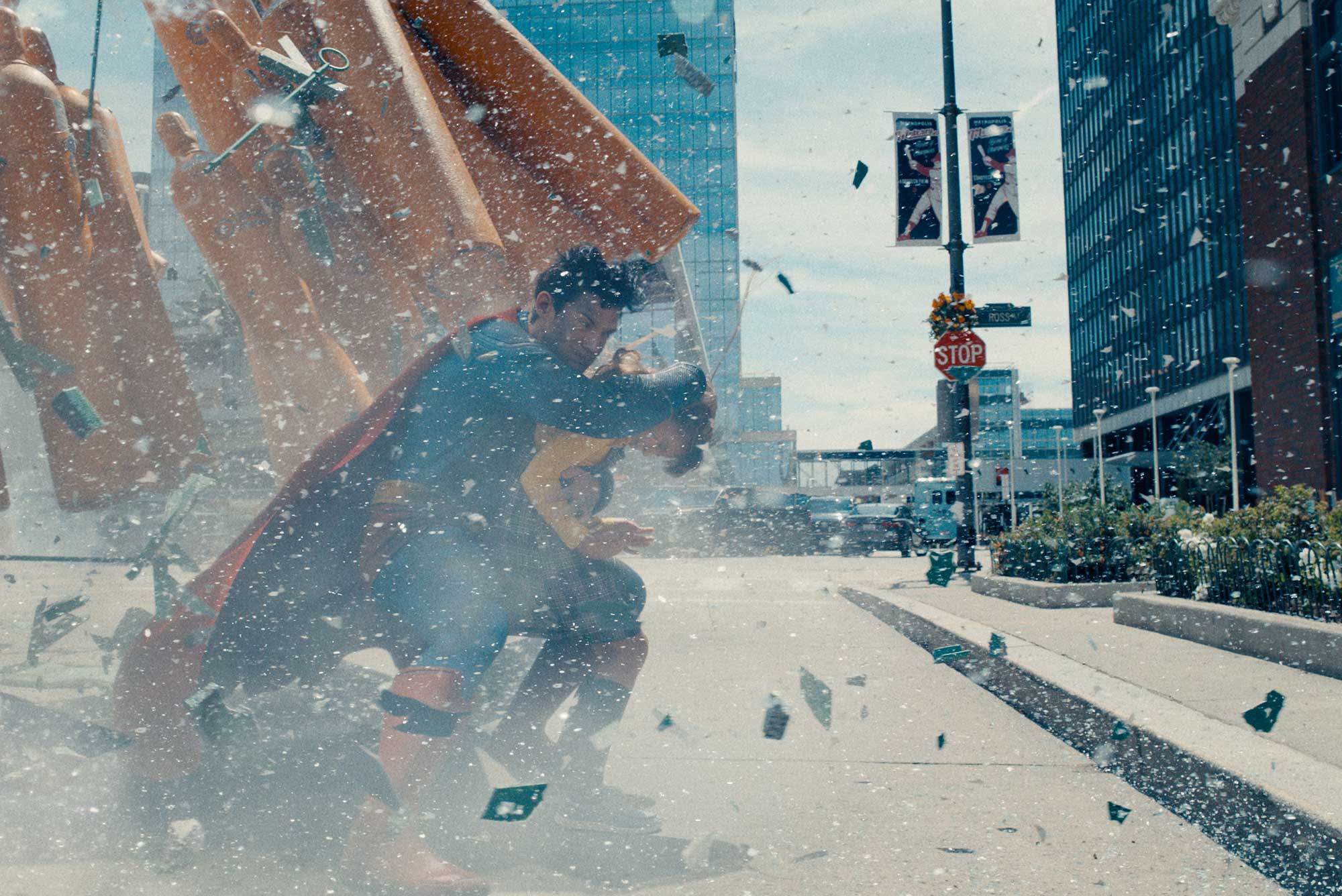 Anthony Carrigan, David Corenswet, Edi Gathegi, James Gunn, Nicholas Hoult, Rachel Brosnahan, Superman