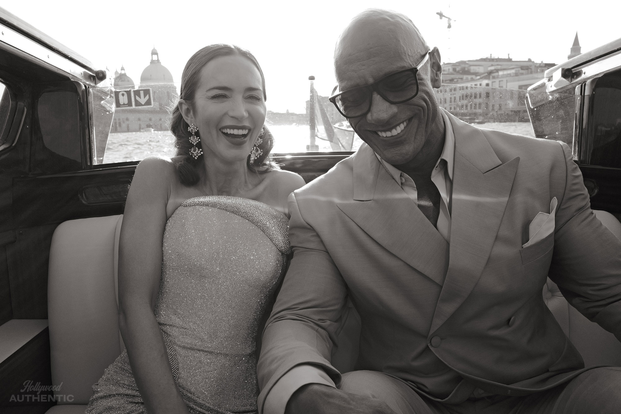 Benny Safdie, Dwayne Johnson, Emily Blunt, Ryan Bader, The Smashing Machine
