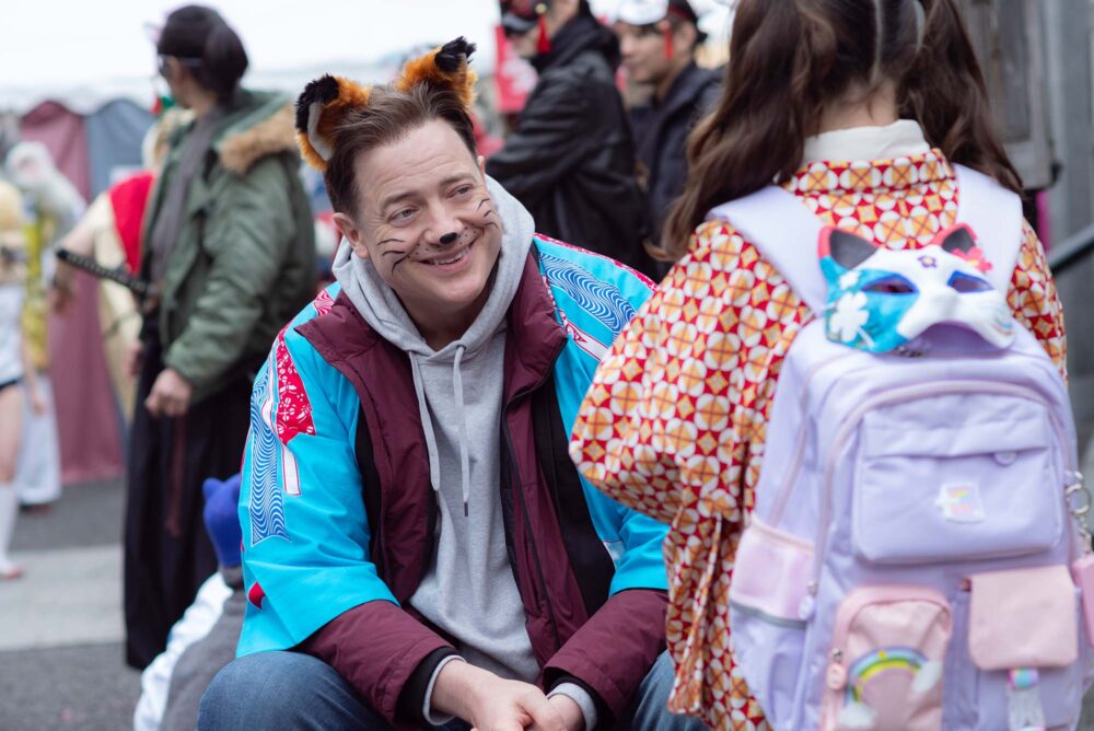 Brendan Fraser, Mari Yamamoto, Shannon Mahina Gorman, Takehiro Hira