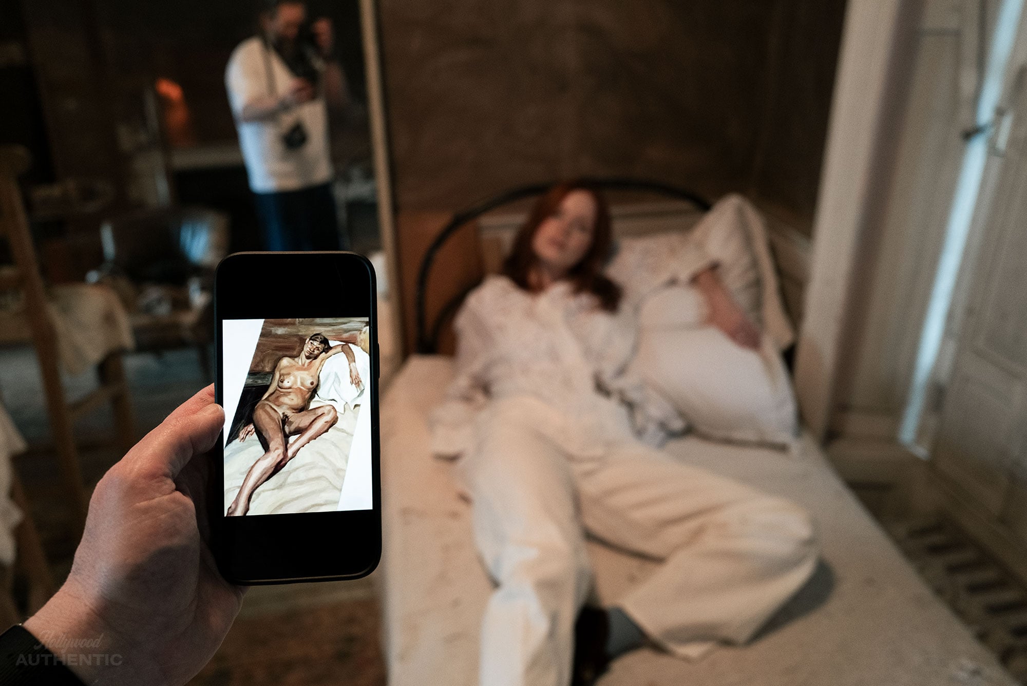Derek Jacobi, Ellie Bamber, James Lucas, Moss & Freud